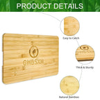 Compatible with Panasonic NB-G110P FlashXpress Toaster Oven - Bamboo Cutting Board with Heat-Resistant Non-Slip Feet, Built-in Handles, Saving Cabinet Space,Countertop Oven Accessories