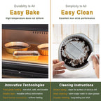 7" Aluminum Foil Pans with Integrated Handles and Snap-On Lids (5 pcs) | 2X Thickness Heavy-Duty Reusable Tin for Baking and Cooking