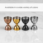 A Bar Above Premium Bell Jigger, 304 Stainless Steel Double Cocktail Jigger with 10 Internal Measurements, Heavy Duty Professional Bar Tool for Bartending, Stainless Finish, Ergonomic Design, 1 Pack