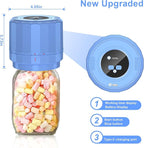 M11 Mason Jar Vacuum Sealer - Electric Mason Jar Vacuum Sealer Kit with Wide and Regular Mouth Mason Lids, Jar Vacuum Sealer for Canning Jars, Vacuum Sealing Machine for Food Storage