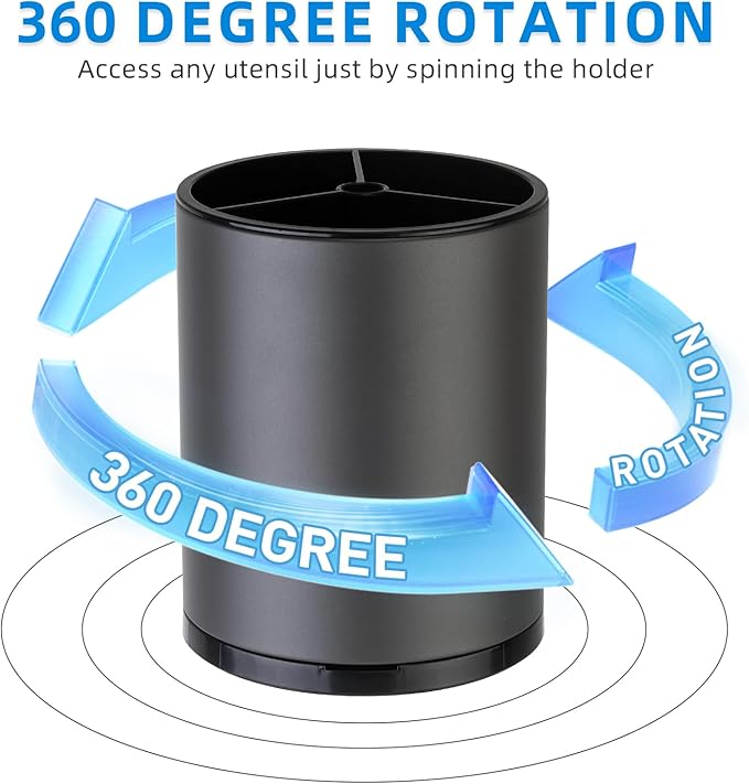 Utensil Holder,Extra Large Utensil Holder for Kitchen Counter, Silverware Organizer, Stainless Steel Storage Cooking Caddy Flatware Spoon Spatula Tool Cutlery Container(2 Set)