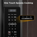 BLACK+DECKER Over the Range Microwave Oven with Vent and One-Touch Auto Cooking, 1.7 cu. ft. OTR Over Stove Microwave, Black, 1000 Watts, EM044K6CF-BK