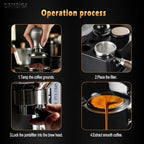 53.3mm Espresso Puck Screen 2 Pack - 3rd Generation Dual-Layer Coffee Filter Screen, 0.8mm Thick with 0.15mm Fine Mesh, Reusable Stainless Steel Espresso Filter for 54mm Portafilter Baskets