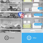 10Pack Fruit Storage Containers for Fridge - Berry Containers with Vent and Handle Lids, Fruit Containers for Fridge with Colander, lettuce keeper for Refrigerator Organizers and Storage