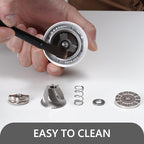 TIMEMORE Manual Coffee Grinder CNC Stainless Steel Conical Burr Coffee Grinder with Capacity 20g Chestnut C3 Internal Adjustable Setting for Pour Over French Press Coffee for Hand Grinder White