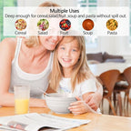 Homestockplus 24 Oz Unbreakable Cereal Bowls Set of 8 - Microwave & Dishwasher Safe Wheat Straw Fiber Bowls for Soup, Rice, Salad - Eco-Friendly and Robust 【Non Ceramic】