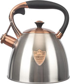 Tea Kettle -2.9 Quart Tea Kettles Stovetop Whistling Teapot Stainless Steel Tea Pots for Stove Top Whistle Tea Pot