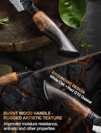 XINZUO Kitchen Paring Knife 4.2 Inch,Razor Sharp Hand Forged Damascus Steel Small Kitchen Knife For Peeling Coring Fruit With Ergonomic Handle