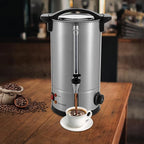 Coffee Urn, 50 Cup Coffee Percolator Commercial Coffee Maker, 8L Stainless Steel Coffee Maker Hot Water Beverage Dispenser Electric Coffee Urn For Catering, Wedding, Party