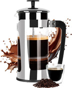 ESPRO - P5 French Press Coffee Maker – Patented Double Microfilter for Sludge and Grit Free Coffee – Made in Taiwan, Black, 18 oz