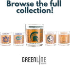 Greenline Goods – University of Colorado Buffaloes College Whiskey Glasses (Set of 2), 10 oz – Full-Color Logo + Campus Map