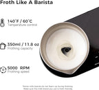 SEVEN&ME Espressor Machine Coffee Maker, with Milk Froth All-in-One Espresso Machine Combination, Latte Cappuccino Macchiato Espresso Electric Moka Pot, One Click Smart Operation（8.66"）