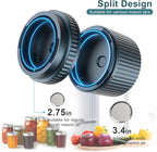 M12 Auto Stop Electric Mason Jar Vacuum Sealer - 2025 Upgrade Smart Jar Vacuum Sealer for Mason Jars with Wide and Regular Mouth Canning Jar Lids Portable Mason Jar Sealer Machine Kit