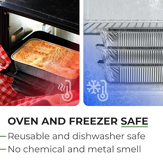 IDL Packaging Aluminum Foil Pans with Lids, Shallow - 75 pc Chafing Dish Set - 25 Full Size and 50 Half Size Steam Table Pans + Lids - Disposable Cookware for Catering, Buffet, Party, BBQ