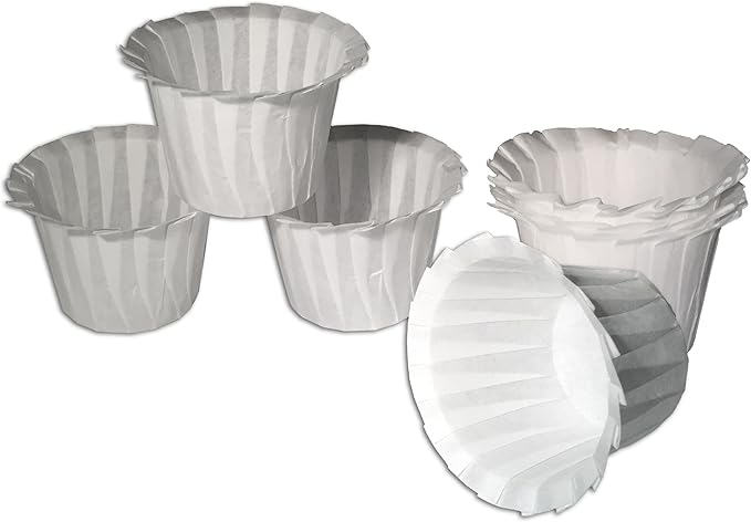Universal Optional Paper Filters for Refillable K-cups for Keurig Brewers, 300 Count
