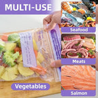 10Pcs Microwave Steamer Bags - Steam Cooking Bags for Food, Vegetables, Potatoes and Meat - Microwave and Freezer Safe - 7.9in X 8.9in