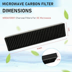 2-Pack WB06X10807 Microwave Charcoal Filters - Compatible with GE & Whirlpool Microwaves JVM2052SN1SS JVM2052SN2SS CVM521P2M5S1 JVM7195SK5SS PNM9216SK5SS PNM9216SK6SS JNM7196RW1SS Maintenance