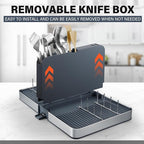 Foldable Dish Drainer Rack with Removable Cutlery Holder Stainless-Steel Dish Drying Rack with Dual Parts, Space-Saving Dish Rack, Rustproof Utensil Drainer for Kitchen Counter, Gray/Steel