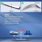 20 Piece Silverware Set for 4, EIUBUIE Premium Stainless Steel Cutlery Set, Mirror Polished Flatware Sets Heavy Duty and Solid, Modern Kitchen Eating Utensils Sets Include Spoons Forks Knives