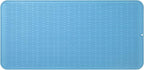 Silicone Dish Drying Mat for Multiple Usage,Easy clean,Eco-friendly,Heat-resistant Silicone Mat for Kitchen Counter or Sink,Refrigerator or Drawer Liner Light Blue 5XL 36inches x 18inches