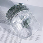 KAMMAK Crystal Whiskey Glasses Set of 2, 10.14 Oz Old Fashioned Tumbler with Delicate Cut Rim & Thick Heavy Base, Elegant Barware for Scotch, Bourbon, Cocktail, Wine - Ideal Gift & Home Drinkware