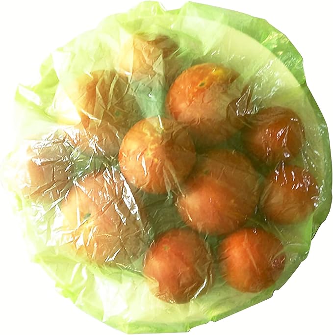 TCOTBE 60 Reusable Elastic Food Bowl Storage Covers,Variety of 3 translucent stretchable sizes and Colorful Dish Plate Covers,Alternative to foil, plastic wrap,BPA Free