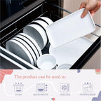 Miicol Small Platters Set of 6, Ceramic Rectangle Plates 9 Inch, Modern Sushi Plate Set, White Serving Dishes for Serving Food, Appetizer, Dessert, Dinner, Party