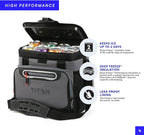 Titan by Arctic Zone 30 Can Zipperless Soft Cooler with HardBody Liner