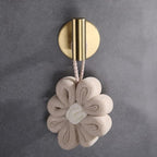 Adhesive Hooks 304 Stainless Steel Robe Hook Holder Heavy Coat Hook for Bathroom Kitchen Livingroom Garage Hotel Brushed Finish 2pcs (Brushed Gold)