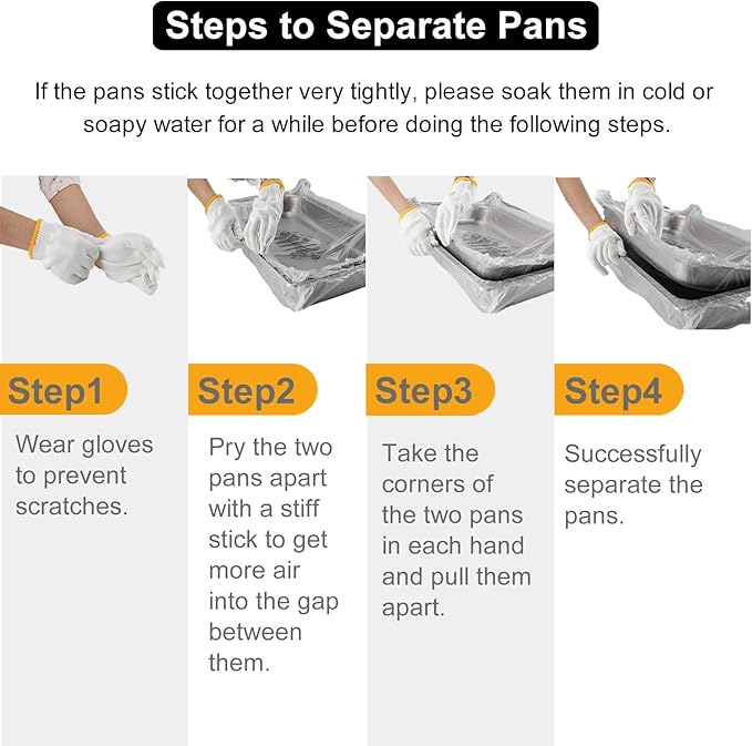 3 Packs Chafing Dish Buffet Set Stainless Steel Food Warmer with 8QT 3 Full Size Pans Portable for Parties Catering Buffet Servers and Warmers