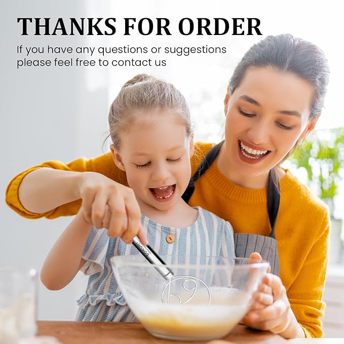 Danish Dough Whisk, Flavor Bread Hand Blender, Food Grade Stainless Steel Coil Whisk, Bread Maker Tools for Kitchen Baking and Cooking
