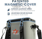 Magnetic Backpack Cooler Bag, Cold Retention Soft Coolers 30 Can Insulated Soft Sided Cooler with Waterproof Bag