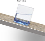 Myir JUN Placemats Set of 8, Vinyl Woven Placemats Place Mats Indoor Set of 8 Washable Table Mats Non-Slip Place mats for Dining Table (Caramel, Set of 8)