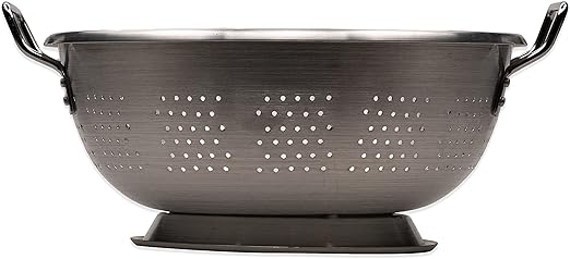Carlisle FoodService Products 60280 Dura-Ware Standard Weight Commercial Colander, 16 Quart, Silver