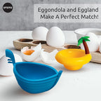 OTOTO New Eggondola Egg Poacher - Poached Egg Silicone Egg Cooker - Gondola Egg Silicone Poacher for Cooking Eggs - Kitchen Egg Cooker, Perfect Egg Maker - Egg Design Maker, Egg Kitchen Gadgets