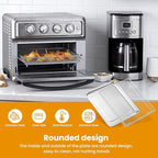 Stainless Steel Air Fryer Basket and Tray,Compatible with Cuisinart TOA-60 TOA-65 TOA-70 Toaster Air Fryer Convection Oven