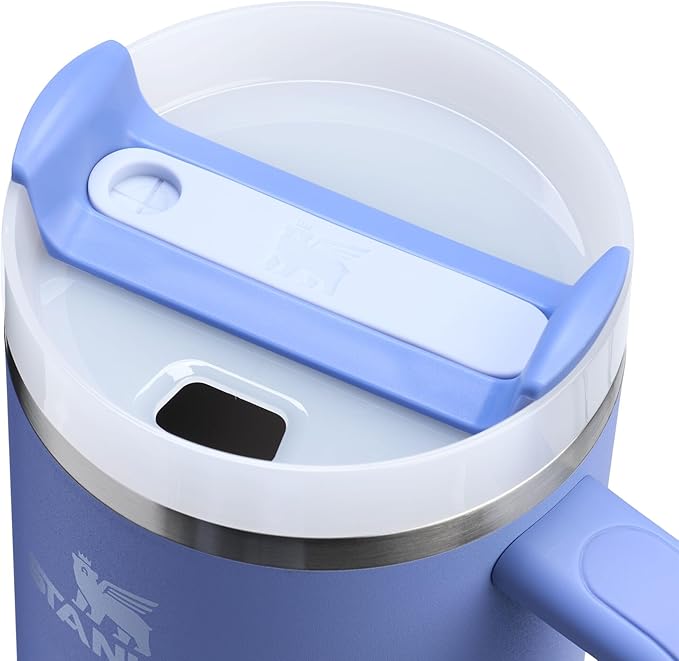 Stanley Quencher H2.0 Tumbler with Handle and Straw 40 oz | Flowstate 3-Position Lid | Cup Holder Compatible for Travel | Insulated Stainless Steel Cup | BPA-Free | Hydrangea