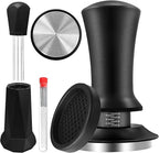 58mm Espresso Accessories Kit, Espresso Tamper Tools, 58mm Tamper with Espresso Distribution Tool and Silicone Tamper Mat, Coffee Tamper Set, Espresso Machine Accessories for 58mm Portafilters