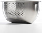 Rice Washer Strainer Bowl, Stainless Steel Quinoa Washing Bowl With Side Drainers Colander for Cleaning Rinsing Fruits, Vegetables, and Beans - Versatile Kitchen Tool