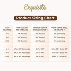 Exquisite Party Solids 12-Pack Premium Plastic Tablecloth 54in. x 108in. Rectangle Table Cover - Clear…