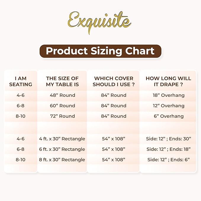 Exquisite Party Solids 12-Pack Premium Plastic Tablecloth 54in. x 108in. Rectangle Table Cover - Clear…