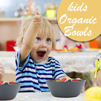 Wheat Straw Bowl Sets,6 PCS Unbreakable Cereal Bowl 50 OZ,Microwave and Dishwasher Safe Bowls,Super Big Bowl Sets BPA Free Big Bowl for Serving Cereal,Oatmeal and Salad (Deep Gray)