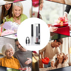 Wine Air Pressure Pump Bottle Opener Set,Simple Wine Pump Cork Remover Corkscrew,Efficient Corkscrew Bottle Opener,Easy Screw Out Tool, Perfect Wine Gift For Wine Lovers. (2)