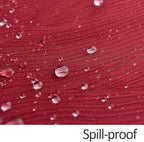 maxmill Round Jacquard Tablecloths Swirl Pattern Spillproof Wrinkle Free Heavy Weight Soft Table Cloth for Circular Table Cover of Buffet Banquet Parties Holiday Dinner Round 90 Inch Red