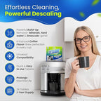 Coffee Machine Descaler & Cleaner Tablets - 24 Count, Uses for Keurig, Breville, Miele, Delonghi, Ninja, Nespresso, Coffee Maker Pot cleaning Tabs, Descale Drip Coffee & Espresso Machines