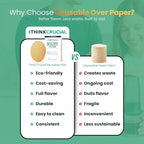 Gold Reusable Disc Filter Compatible with AeroPress XL Coffee Maker – Titanium-Coated Stainless Steel, Washable, Eco-Friendly, Travel Ready – Fits AeroPress XL Only - By Think Crucial