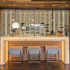 Ultra Wine Racks Floor-to-Ceiling Mount Display (1 Side, Triple Deep, Black, Holds 63 Wine Bottles) - Modern Metal Wine Storage for Wine Cellars, Home Bars, Kitchens, and Dining Rooms