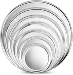 10-inch Aluminum Pizza Tray | Commercial Grade Round Baking Tray for Oven, Home & Restaurant Use [1 Pack]