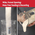 Pro Sourdough Starter Kit - 34oz Large Capacity Glass Fermentation Jar with Lid & Tracker, Sourdough Starter Fermenter for Homemade Sourdough, Bread Dough Prep & Culinary Fermentation, 1 Set