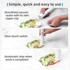 Vacuum Sealer, vacuum sealer for food, handheld vacuum sealer(Vacuum Sealers+ 20 reusable vacuum seal bags)